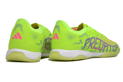 Adidas Predator 25 Elite IC Low-Tops Football Shoes - Yellow/Pink/White