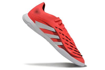 Adidas Predator 25 Elite IC Low-Tops Football Shoes - Red/White/Black