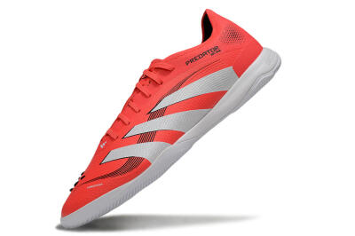 Adidas Predator 25 Elite IC Low-Tops Football Shoes - Red/White/Black