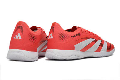 Adidas Predator 25 Elite IC Low-Tops Football Shoes - Red/White/Black