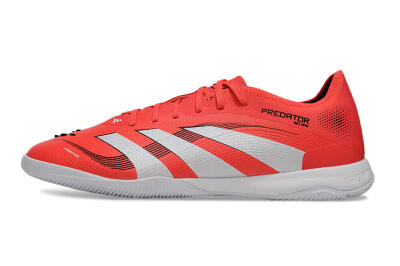 Adidas Predator 25 Elite IC Low-Tops Football Shoes - Red/White/Black