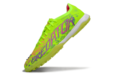 Adidas Predator 25 Elite TF Low-Tops Football Shoes - Yellow/Pink/White