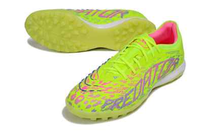 Adidas Predator 25 Elite TF Low-Tops Football Shoes - Yellow/Pink/White