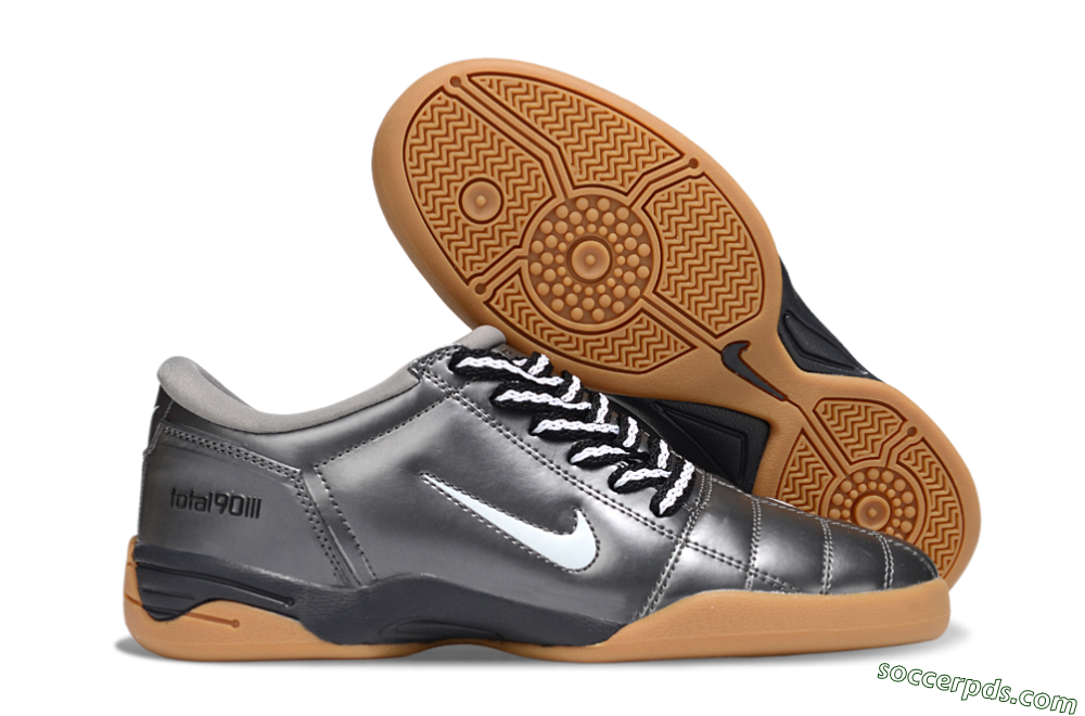 Nike Total 90 II IC Low-Tops Football Shoes - Grey/White 1