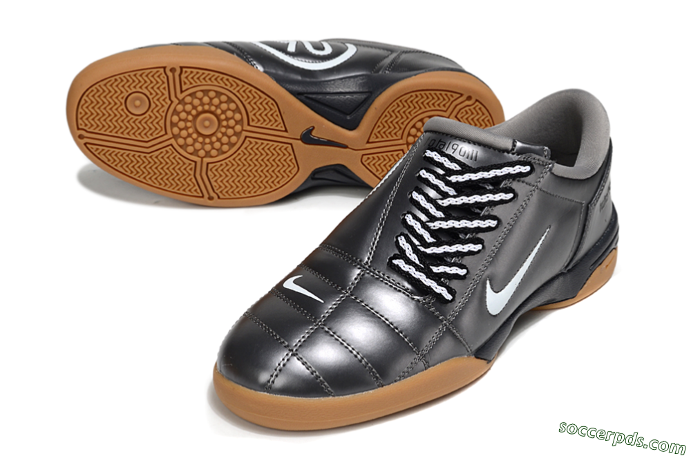 Nike Total 90 II IC Low-Tops Football Shoes - Grey/White 3