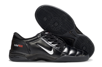 Nike Total 90 II IC Low-Tops Football Shoes - Black/White/Red