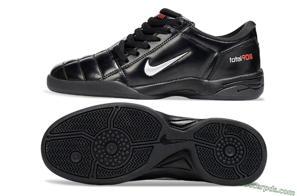 Nike Total 90 II IC Low-Tops Football Shoes - Black/White/Red 0