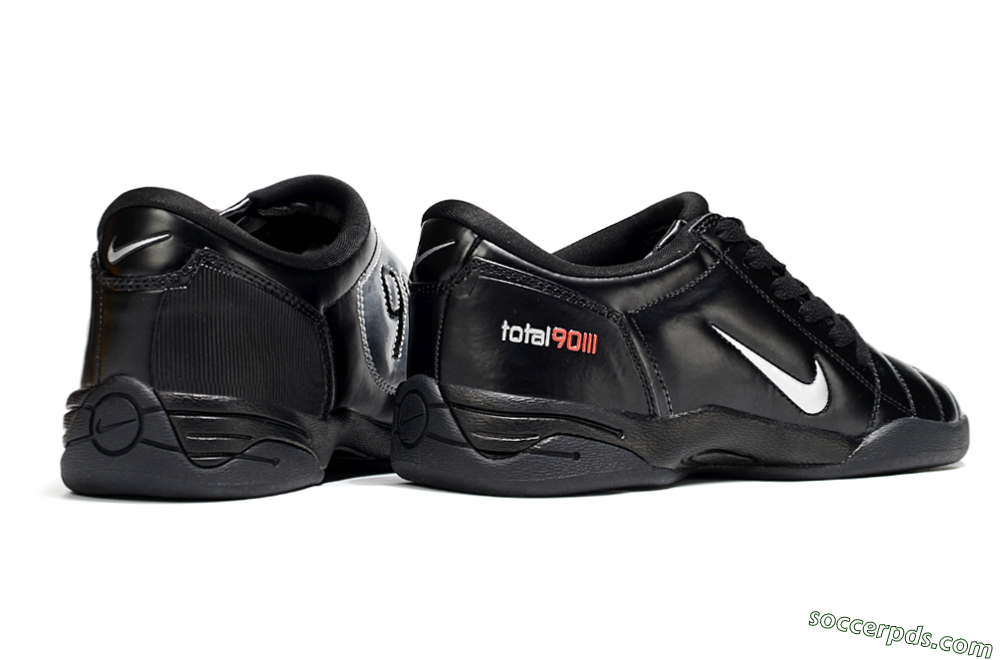 Nike Total 90 II IC Low-Tops Football Shoes - Black/White/Red 6