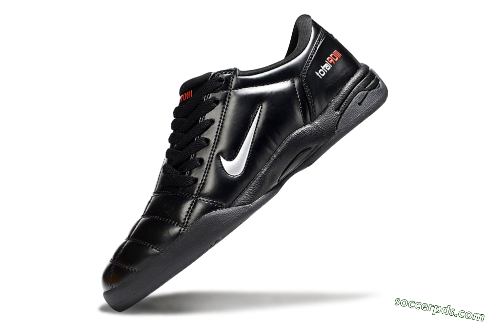 Nike Total 90 II IC Low-Tops Football Shoes - Black/White/Red 5