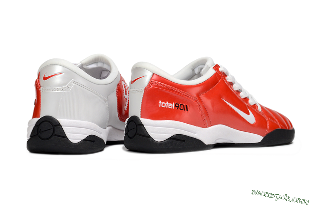 Nike Total 90 II IC Low-Tops Football Shoes - Red/White/Black 6