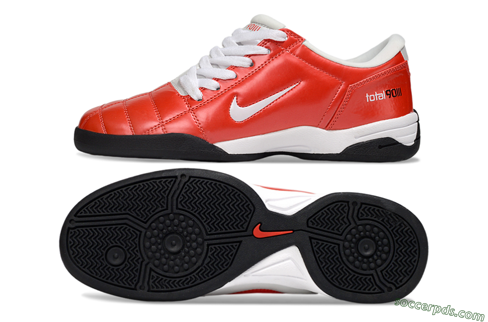 Nike Total 90 II IC Low-Tops Football Shoes - Red/White/Black 0