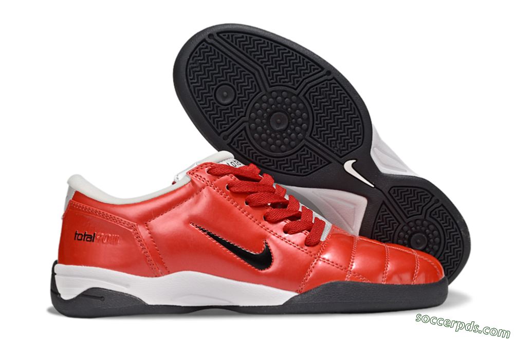 Nike Total 90 II IC Low-Tops Football Shoes - Red/Black/White 1