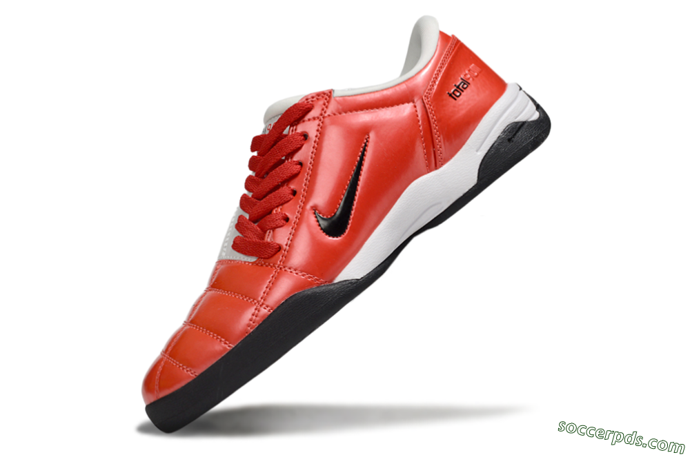 Nike Total 90 II IC Low-Tops Football Shoes - Red/Black/White 5