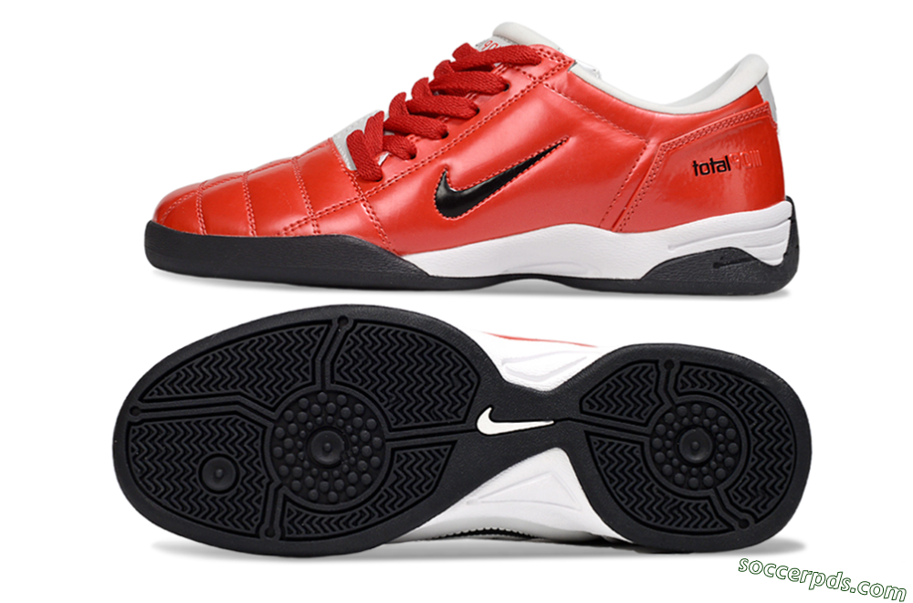 Nike Total 90 II IC Low-Tops Football Shoes - Red/Black/White 0