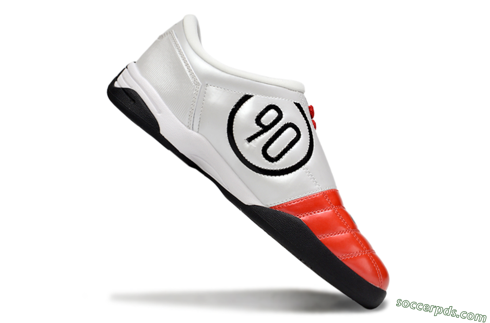 Nike Total 90 II IC Low-Tops Football Shoes - Red/Black/White 4