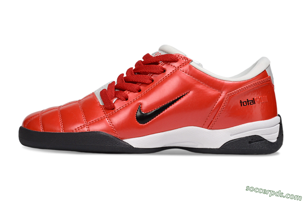 Nike Total 90 II IC Low-Tops Football Shoes - Red/Black/White 2