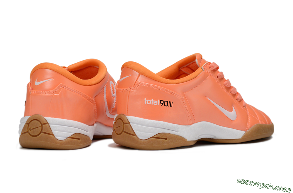 Nike Total 90 II IC Low-Tops Football Shoes - Orange/White/Brown 6