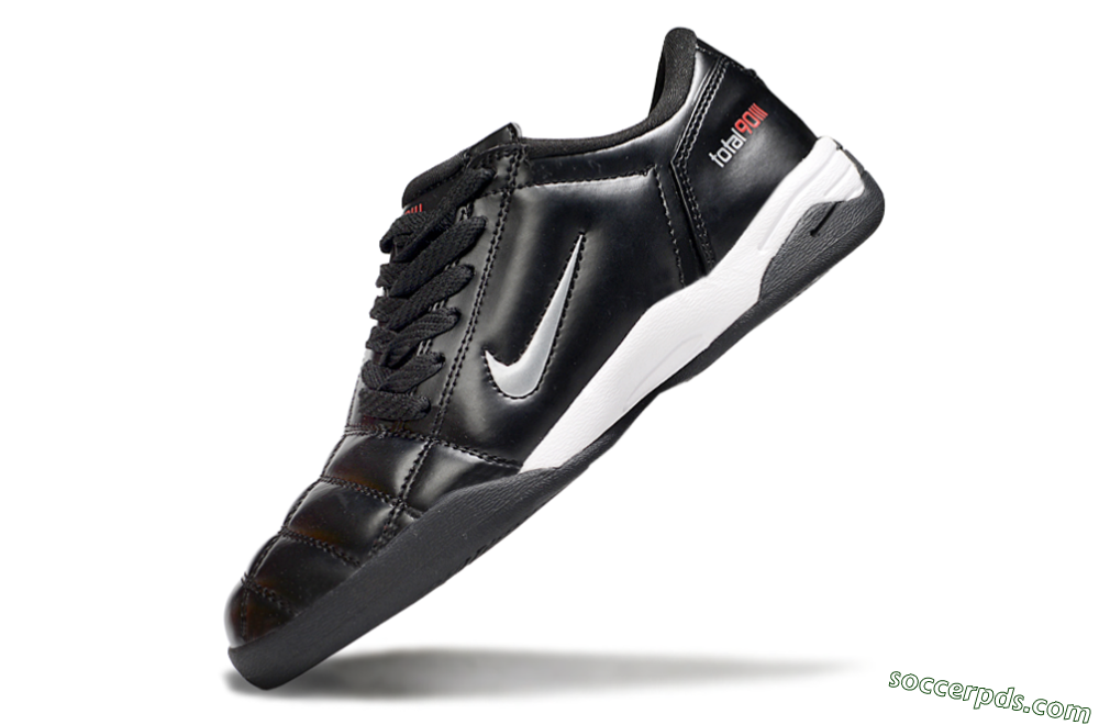 Nike Total 90 II IC Low-Tops Football Shoes - Black/White 5