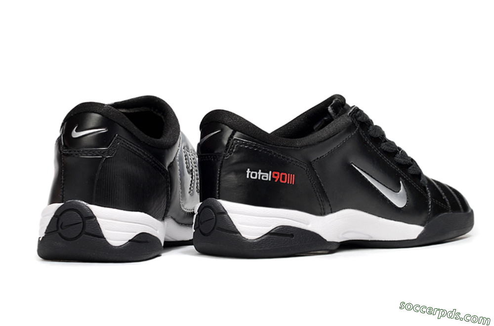 Nike Total 90 II IC Low-Tops Football Shoes - Black/White 6