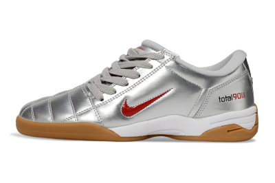 Nike Total 90 II IC Low-Tops Football Shoes - Silver/Red/White