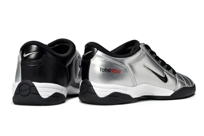 Nike Total 90 II IC Low-Tops Football Shoes - Silver/Black/White