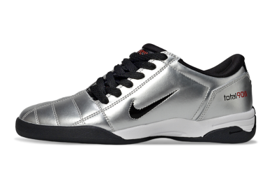 Nike Total 90 II IC Low-Tops Football Shoes - Silver/Black/White