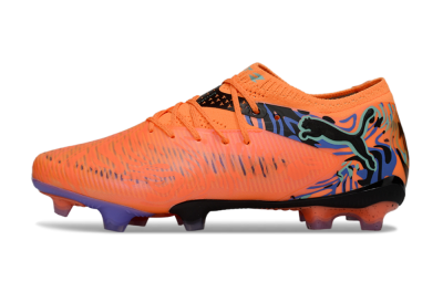 Puma Future 8 Ultimate FG Low-Tops Football Boots - Orange/Blue/Black