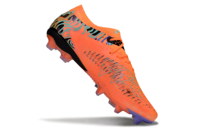 Puma Future 8 Ultimate FG Low-Tops Football Boots - Orange/Blue/Black