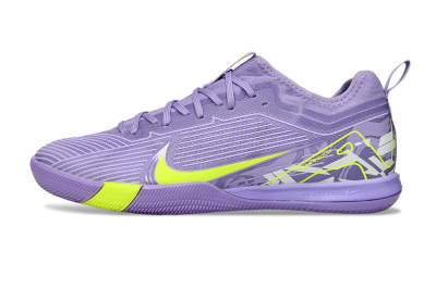 Nike Air Zoom Mercurial Vapor 16 Pro IC Low-Tops Football Shoes - Purple/Yellow/White