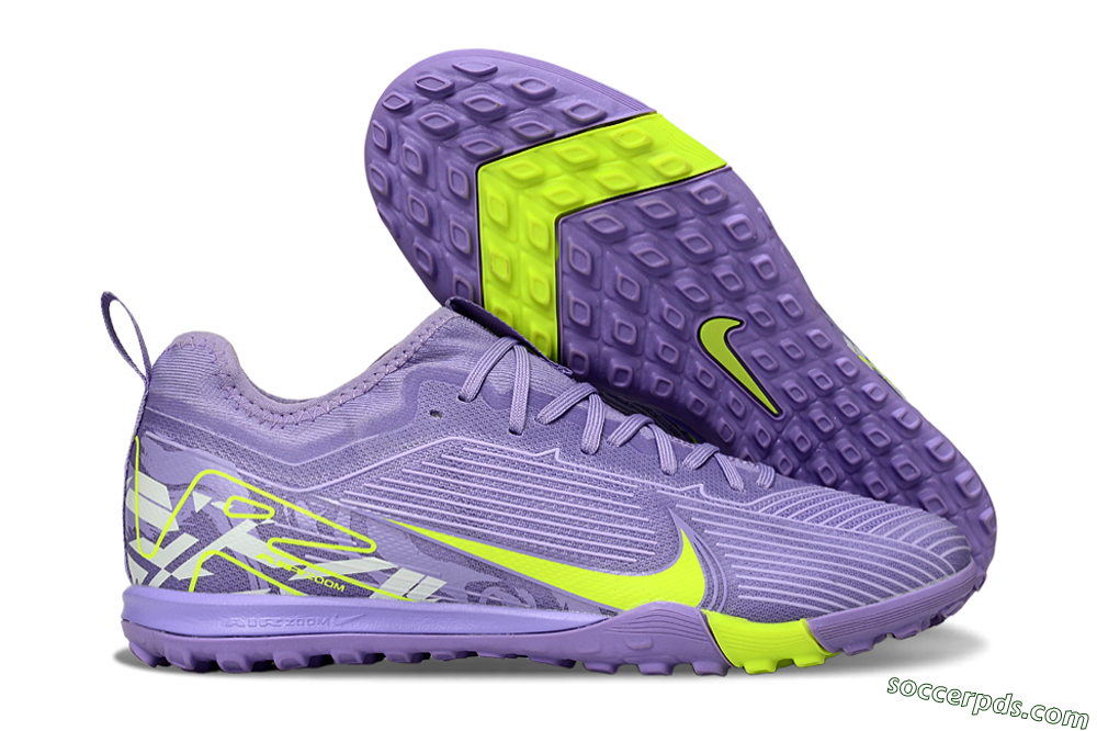 Nike Air Zoom Mercurial Vapor 16 Pro TF Low-Tops Football Shoes - Purple/Yellow/White 1