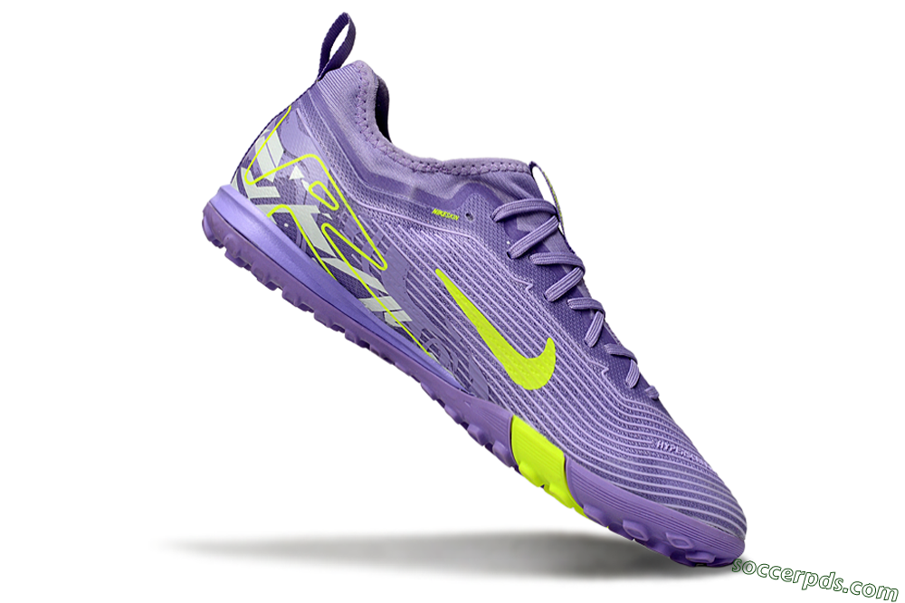 Nike Air Zoom Mercurial Vapor 16 Pro TF Low-Tops Football Shoes - Purple/Yellow/White 4