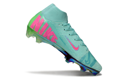 Nike Air Zoom Mercurial Superfly 10 Elite FG High-Tops Football Boots - Jade/Pink/Gold