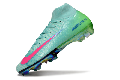 Nike Air Zoom Mercurial Superfly 10 Elite FG High-Tops Football Boots - Jade/Pink/Gold