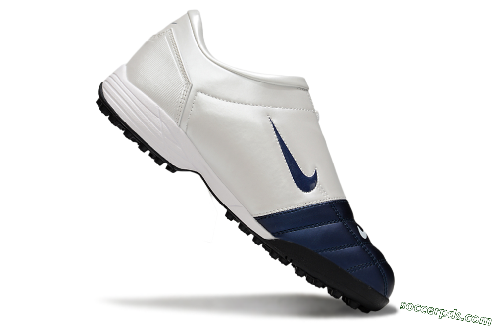 Nike Total 90 II TF Low-Tops Football Shoes - Blue/White/Black 4