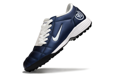 Nike Total 90 II TF Low-Tops Football Shoes - Blue/White/Black