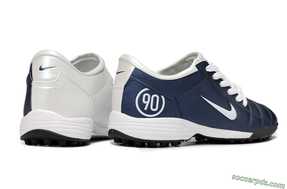 Nike Total 90 II TF Low-Tops Football Shoes - Blue/White/Black 6