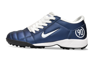 Nike Total 90 II TF Low-Tops Football Shoes - Blue/White/Black