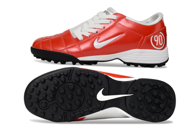 Nike Total 90 II TF Low-Tops Football Shoes - Red/White/Black