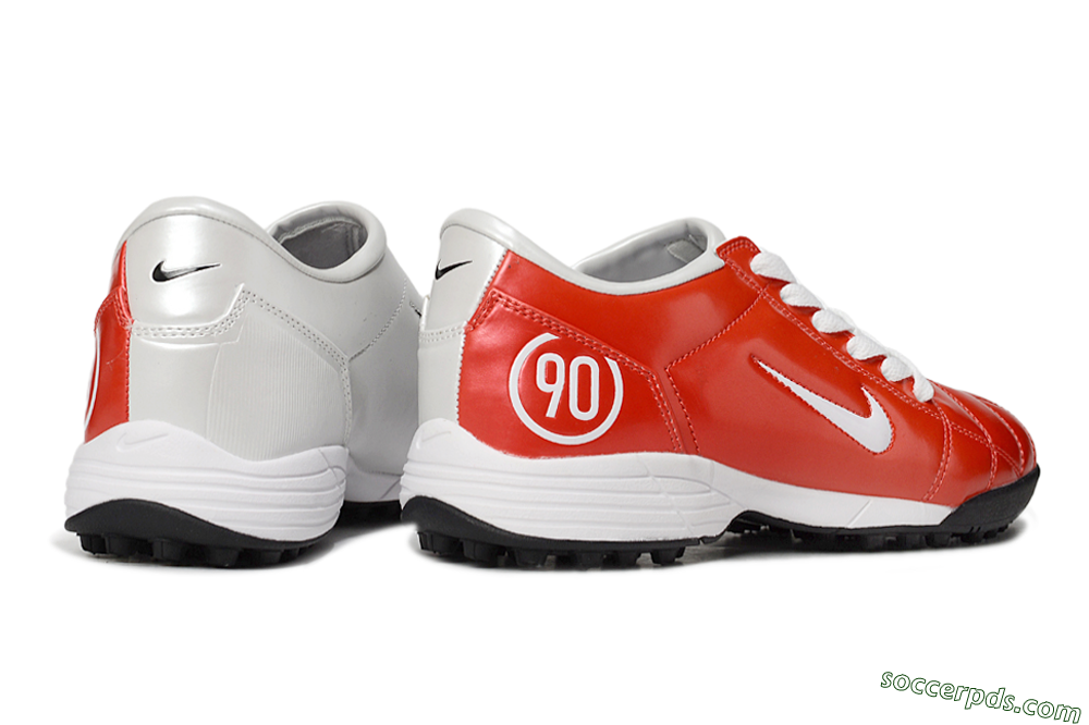 Nike Total 90 II TF Low-Tops Football Shoes - Red/White/Black 6