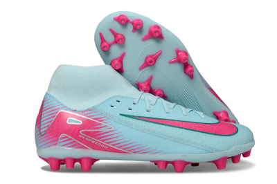 Nike Air Zoom Mercurial Superfly 10 Academy AG High-Tops Football Boots - Jade/Pink/Silver