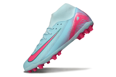 Nike Air Zoom Mercurial Superfly 10 Academy AG High-Tops Football Boots - Jade/Pink/Silver