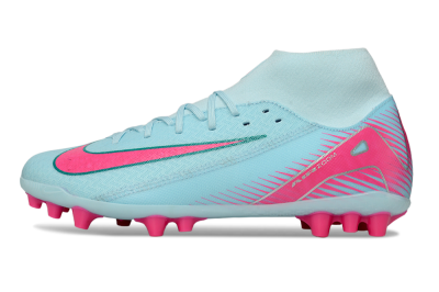 Nike Air Zoom Mercurial Superfly 10 Academy AG High-Tops Football Boots - Jade/Pink/Silver