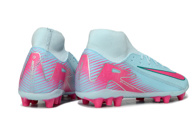 Nike Air Zoom Mercurial Superfly 10 Academy AG High-Tops Football Boots - Jade/Pink/Silver