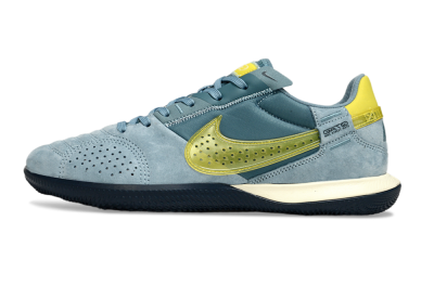 Nike Street Gato IC Low-Tops Football Shoes - Blue/Yellow