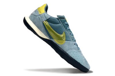 Nike Street Gato IC Low-Tops Football Shoes - Blue/Yellow