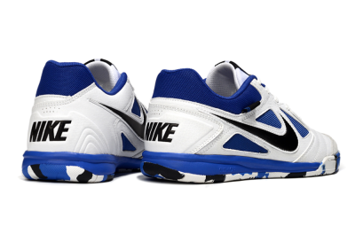 Nike Lunar Gato 2 IC Low-Tops Football Shoes - White/Blue/Black