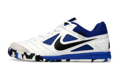 Nike Lunar Gato 2 IC Low-Tops Football Shoes - White/Blue/Black