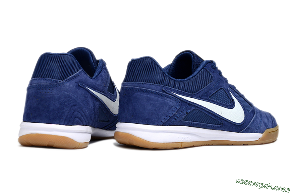 Nike Lunar Gato 2 IC Low-Tops Football Shoes - Blue/White 6