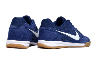 Nike Lunar Gato 2 IC Low-Tops Football Shoes - Blue/White
