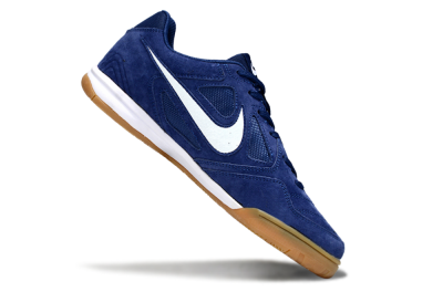 Nike Lunar Gato 2 IC Low-Tops Football Shoes - Blue/White